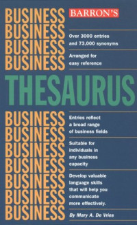 BUSINESS THESAURUS