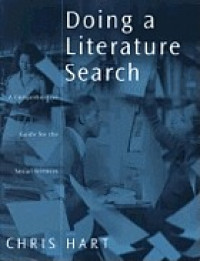 DOING A LITERATURE SEARCH: A COMPREHENSIVE GUIDE FOR THE SOCIAL SCIENCES