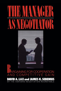 MANAGER AS NEGOTIATOR