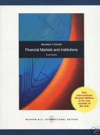 FINANCIAL MARKETS AND INSTITUTIONS