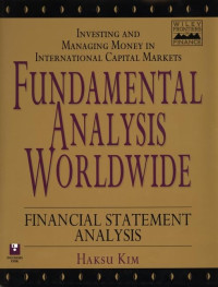 FUNDAMENTAL ANALYSIS WORLDWIDE: INVESTING AND MANAGING MONEY INTERNATIONAL CAPITAL MARKETS FINANCIAL STATEMENT ANALYSIS