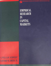 Image of EMPIRICAL RESEARCH IN CAPITAL MARKETS