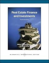 REAL ESTATE FINANCE AND INVESTMENTS