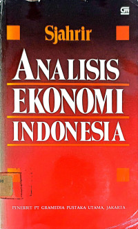 ANALISIS EKONOMI INDONESIA