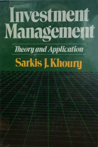 Image of INVESTMENT MANAGEMENT: THEORY AND APPLICATION