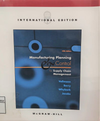 Image of MANUFACTURING PLANNING AND CONTROL FOR SUPPLY CHAIN MANAGEMENT: INTERNATIONAL EDITION