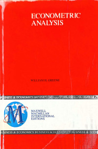 Image of ECONOMETRIC ANALYSIS