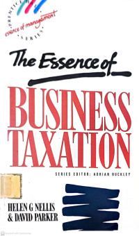 THE ESSENCE OF BUSINESS TAXATION